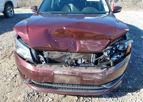 2014 Volkswagen Passat 1.8T Wolfsburg Edition from USA, damaged, VIN 1VWAS7A35EC029660